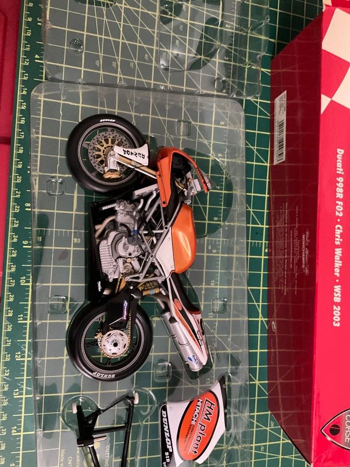 1/12 Minichamps MOTO  DUCATI 998 R F02 WSB 2003 Chris Walker - Image 1 of 1