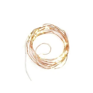 Kikkerland Copper String Lights Wire Battery Operated LED Fairy Light Home Decor - Picture 1 of 2