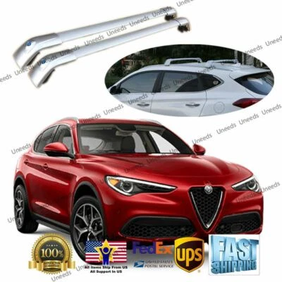 Barra transversal de equipaje con astilla para equipaje Alfa Romeo Stelvio 2017-2021 Foto 1 de 4