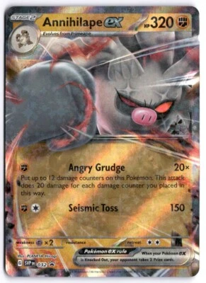 Annihilape ex 032 Sv: Scarlet & Violet Promo Cards Holo - Image 1 of 2