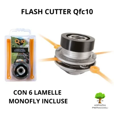 TESTINA UNIVERSALE PER DECESPUGLIATORE FLASH CUTTER QFC10 INNOVATIVA SENZA FILO