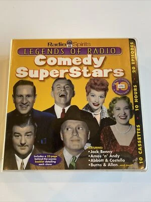 Legends Of Radio Comedy Superstars 10 Cassette Tape Set Radio Spirits - Image 1 of 4