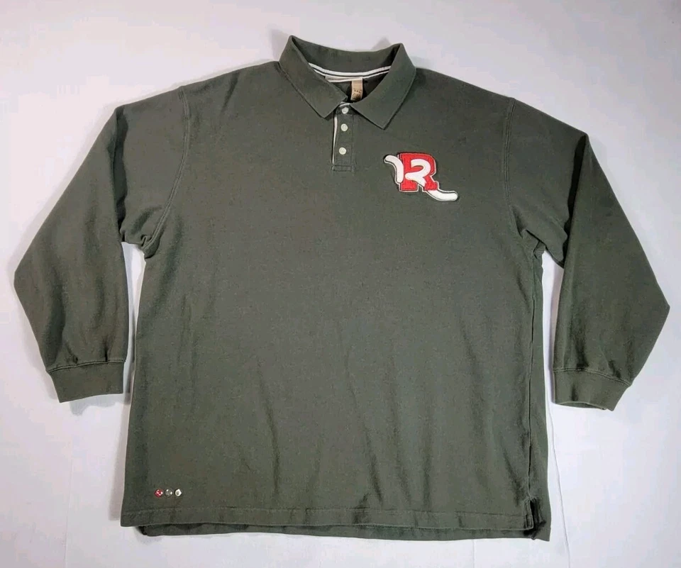 Vintage Rocawear Long Sleeve Polo Shirt Button Up Embroidered Logo Mens Size 3XL - Image 1 of 4