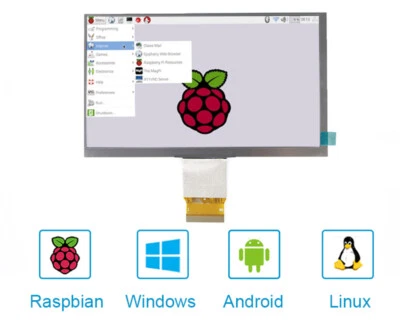 7"/8/9/10.1in IPS HD Monitor LCD Screen HDMI VGA AV Driver Board DIY Kit Module - Image 1 of 4