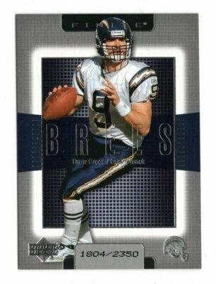 Drew Brees 2003 Upper Deck Finite #9 (1804/2350) - Image 1 of 2