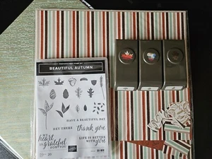 Stampin Up SCHÖNER HERBST, 3 STANZEN & koordinierender DSP Rentner - Bild 1 von 3