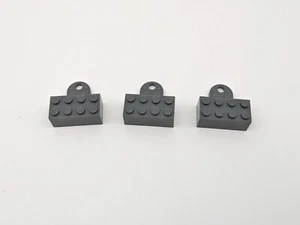 LEGO pietra magnetica 2x4 grigio display magnetico per figure 3x - Foto 1 di 2
