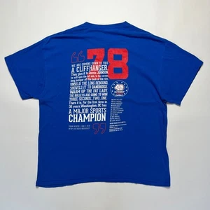 Camiseta Vintage NBA 40 Bullets 1978 Aniversario Camiseta L Azul Años 70 - Imagen 1 de 5
