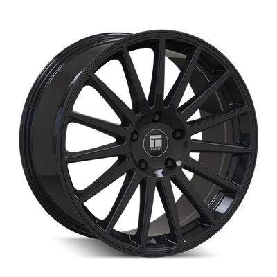22x9 Touren TR92 光泽黑色车轮 5x120 (32 毫米) — 第 1/4 张图片