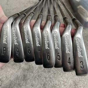 Cleveland Iron Set P, 3-9 LEFT HANDED Tour Action Stiff Flex Shaft True Temper - Picture 1 of 20