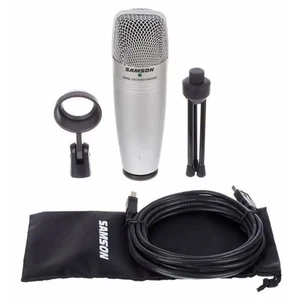 SAMSON C01U PRO microfono condensatore usb + uscita cuffie + bag+clip x studio - Picture 1 of 6