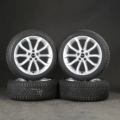 18 Zoll Winterräder original Audi A4 S4 8W 8W0601025H B9 Winterreifen DOT24 - Bild 1 von 4