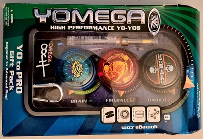 Yomega Yoyo High Performance Yo-Yos Yo To Pro Gift Pack New Set Of 3 - Image 1 of 4