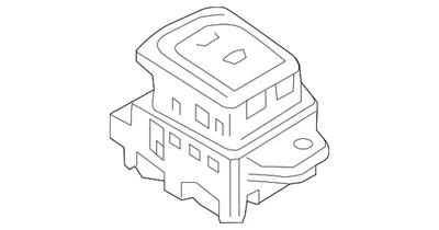 Interruptor de freno de estacionamiento eléctrico genuino Nissan Rogue (y deportivo) 25175-6FR0A Foto 1 de 2