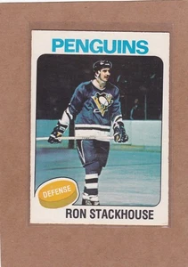 1975-76 O PEE CHEE HOCKEY RON STACKHOUSE #111 PENGUINS EX *A38199 - Imagen 1 de 1