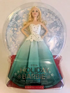 Muñeca Barbie Holiday 2016, colección Peace, Hope & Love, nueva en caja - Imagen 1 de 7