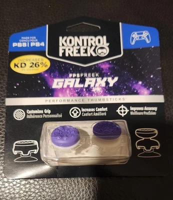 KontrolFreek Galaxy Purple FPS Freek Thumbsticks for PlayStation PS4/PS5 - Image 1 of 2