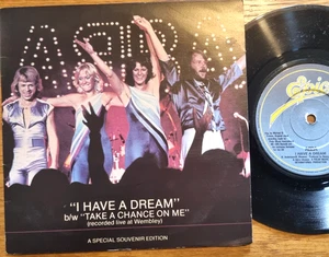 ABBA I Have A Dream/Take A Chance On Me EPIC Special Souvenir Edition UK 1979 7” - Picture 1 of 5