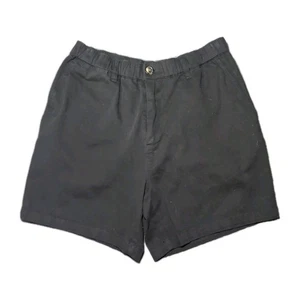 Pantalones Cortos Chinos COVE USA Para Hombre 30 Negros 5" Entrepierna Cintura Elástica Informales - Imagen 1 de 6