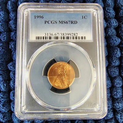 1996 Lincoln Memorial Cent - Philadelphia Mint - PCGS MS 67 RD - Image 1 of 4