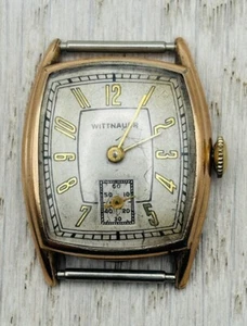 Vintage Wittnauer 10T Wrist Watch 15J For Parts & Repair - Picture 1 of 10