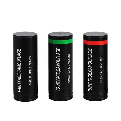 3x Red Black Camo Face Paint Stick Body Paint Forest Kit for Art Outdoor Party - Image 1 of 4