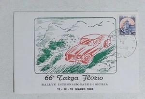 I130749 /27 Busta Cartolina Primo Giorno - 66° Targa Florio - 11/12/13-3-1982 - Picture 1 of 4