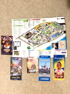 Theme Park Map Bundle - Europa Park Thorpe Park Disneyland Plopslande Hollywood - Picture 1 of 1
