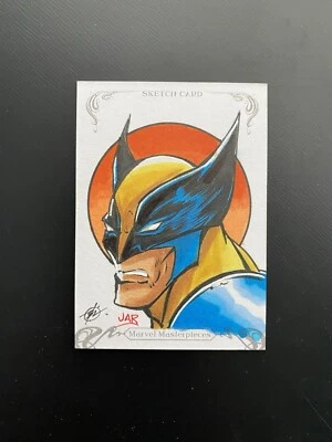 2018 Marvel Masterpieces Sketch Card- “Wolverine” Autographed By Artists - Image 1 of 2