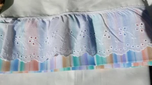 VINTAGE INSPIRED SET OF 2 Handmade Pillowcases. 21x34" Beautiful lace edging - Picture 1 of 6