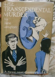 Unique Jane Langton 1st HB ed 1st book "The Transcendental Murder" signed - Picture 1 of 7