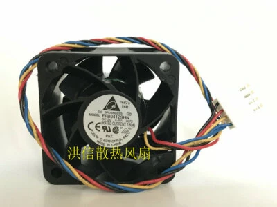 Delta FFB0412SHN -9C72 DC12V 0.45A 4028 PWM temperature control cooling fan 4pin - Image 1 of 4