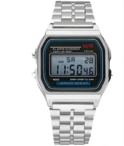 Vintage Digital Wristwatch - Alarm, Chrono & Water Resistant - Classic Retro - Picture 1 of 3