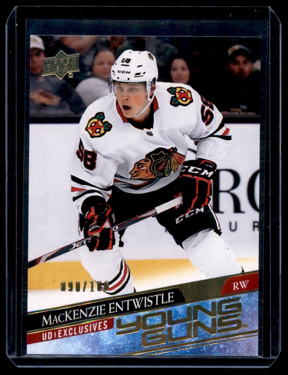 MacKenzie Entwistle 2020-21 Upper Deck Young Guns UD Exclusive /100 (JuBe) #471