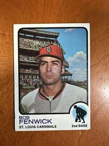 1973 TOPPS BOB FENWICK ST LOUIS CARDINALS #567 Vg HIGH NUMBER Surface Scratch - Picture 1 of 3