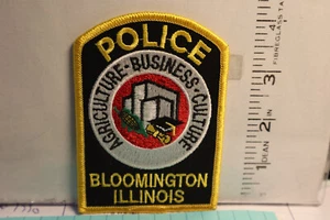 police patch BLOOMINGTON POLICE ILLINOIS - Picture 1 of 1