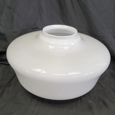 School House White Shade Globe Vintage Antique Light lamp Farmhouse large 18" Cover