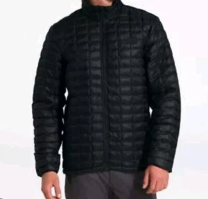 Mens The North Face Thermoball Eco Puffer Jacket, Sz Small, Black - Picture 1 of 6