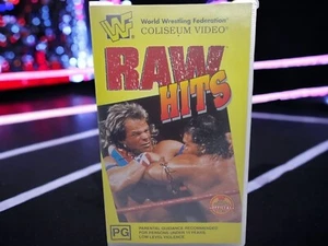 WWF Official : RAW HITS (1995, Vintage PAL VHS TAPE) | VGC | WWF Home Videos - Picture 1 of 4