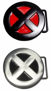 Juego de 2 hebillas de cinturón de metal con logotipo de X-Men - Imagen 1 de 1