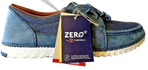 NIB Mens TwistedX ZeroX Shoes Size 11 1/2 Width M Navy & Navy - Picture 1 of 3