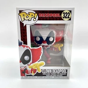 Funko Pop! Marvel Clown Deadpool #322 Vinyl Figure Vaulted 2018 - Bild 1 von 6