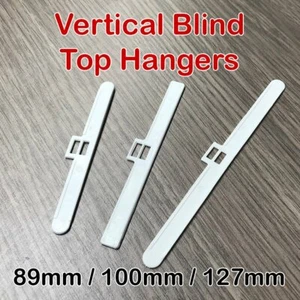Vertical Blind Top Hanger Slats Header Double Hole Slot Repair 89mm 100mm 127mm - Picture 1 of 5