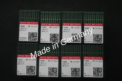 Nähmaschinennadeln Rundkolbennadeln GROZ BECKERT Nadelsystem 135 X 17 - Bild 1 von 4
