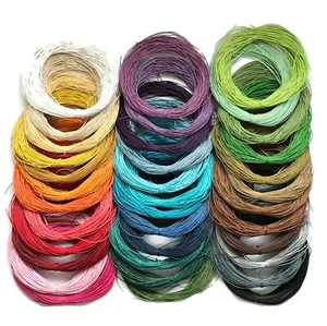1mm Waxed Cotton Cord, Shamballa, Macrame, Jewellery, Wax Cord (1) - Picture 1 of 32