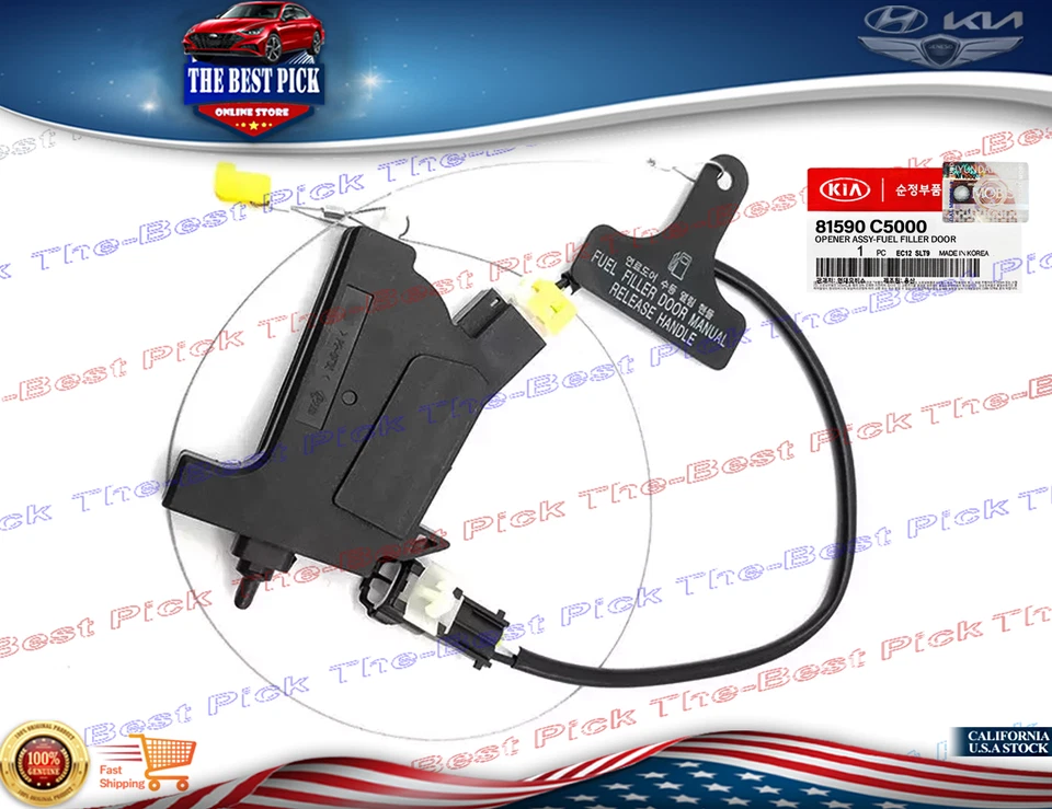⭐GENUINO⭐ Abridor de puerta de llenado de combustible para Kia Sorento 2016-2020 81590C5000 Foto 1 de 1