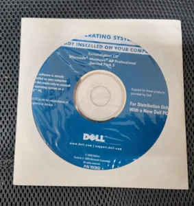 Dell 4PW6N Reinstallation CD Windows XP Professional SP3 (with YOUR COA) - Picture 1 of 3