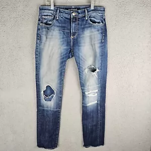 Driftwood Jody Jeans Womens 28 Stretch Mid Rise Patch Denim - Picture 1 of 10