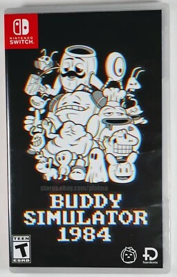 BUDDY SIMULATOR 1984 New NINTENDO SWITCH Game Limited Run Games ESRB Release - Image 1 of 3