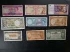 9No. BANKNOTE COLLECTION AUSTRALIA NEW ZEALAND FIJI SOLOMON & FRENCH PACIFIC